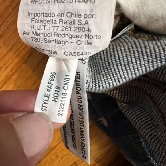 Madewell Jeans Womens 26 Cali Demi Boot Blue Denim Raw Hem - Picture 8 of 12